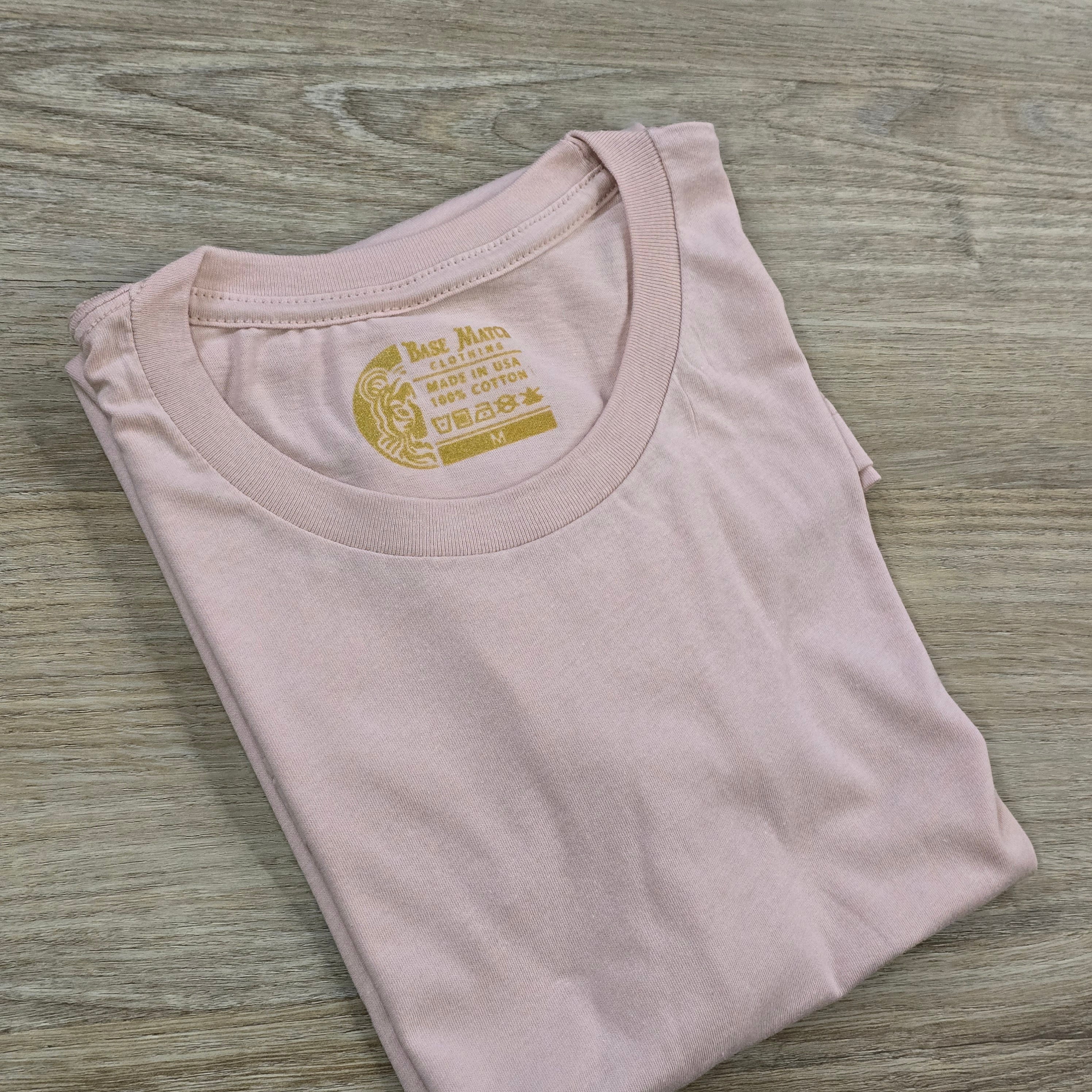 100% Cotton Crewneck - Pink Salt