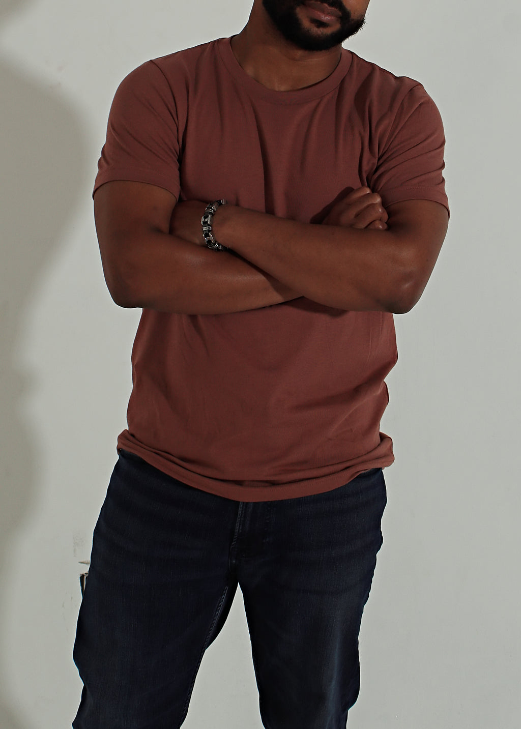 100% Cotton Crewneck - Sumac